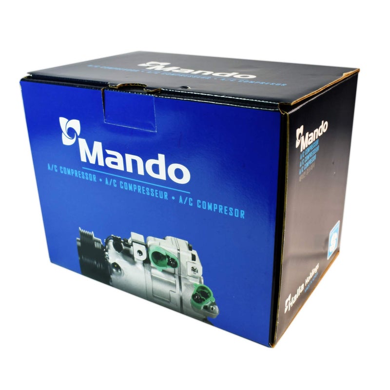 Mando 10A1445 AC Compressor with Clutch Original Equipment (Pre-filled Oil) - Image 2